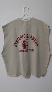 ヒステリックグラマー　HYSTERIC GLAMOUR　ベスト　スウェット　送料無料