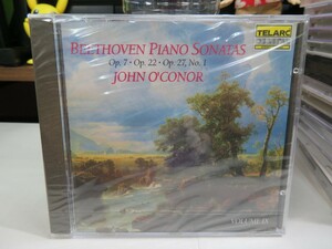 緑1｜新品未開封！★ CD / TELARC(printed in USA) ★Beethovenベートーヴェン：Piano Sonatas op.7 op.22 op27 NO.1 ＠JOHN O