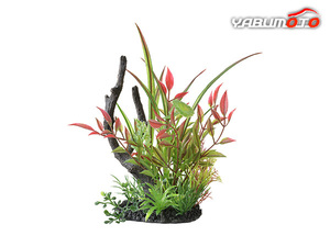 GEX 癒し水景 MIXプランツ ウッド ルドウィジア 観賞魚用品 水槽用品 アクセサリー寄せ植えプランツで簡単レイアウト