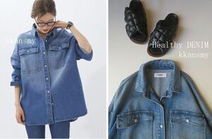 2021Plageプラージュ購入Healthy denimヘルシーデニム*DENIM BIGデニムビックシャツ