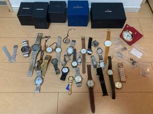 【1円スタート】SEIKO●CITIZEN●CASIO●etc...●腕時計まとめ●手巻き●自動巻き●クォーツ●懐中時計●裏透け●SWISS●