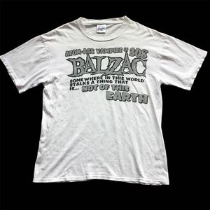 90s 1995年 BALZAC Atom Age Vampire In 308 バルザック　ヴィンテージ ホラー　パンクバンド ハードコア　USA製　アルバム Tシャツ L