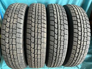 ②2022年製145/80R13バリ山！中古タイヤ4本セット　 DUNLOPダンロップ ウィンターマックス02 WM02