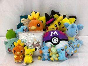 BANPRESTO/BANDAI ポケットモンスター/ぬいぐるみ/ピチュー/カビゴン 他 シミ等有 中古品 ACB