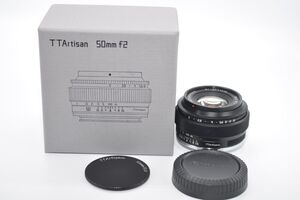 [美品] 　TTArtisan 50mm f/2 Xマウント 富士フイルムX レンズ 銘匠光学