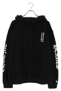 クロムハーツ パーカー SWTSHRT PLVR サイズ:L 袖プリントプルオーバーパーカー 中古 SJ02