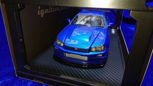 1/18 NISSAN SKYLINE GT-R R34 NISMO R-TUNE Bayside Blue Ignition model IG1830 イグニッションモデル 日産 スカイライン 