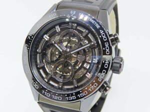 【美品】タグホイヤー カレラ キャリバー ホイヤー01 クロノグラフ CAR2A90.FT6071 メンズ腕時計 自動巻き