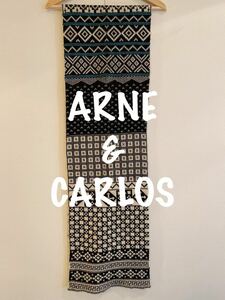 ARNE&CARLOS アルパカ ノルディック ニット マフラー