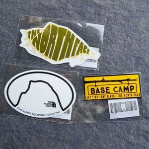 TNF Print Sticker 3枚セット NN32229 HBH 新品 ステッカー 防水素材