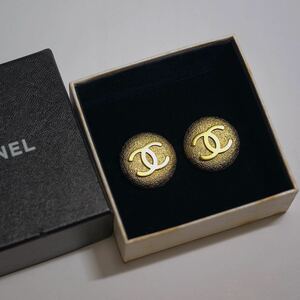 希少美品 ※ Vintage シャネル CHANEL イヤリング ※刻印95P 1995年 ココマーク アクセサリー フランス製 レディース ゴールド 