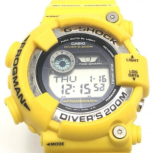 【中古】CASIO G-SHOCK FROGMAN GF-8250 腕時計 イエロー カシオ ジーショック フロッグマン[240010460368]