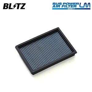 BLITZ ブリッツ サスパワー エアフィルター LM WS-731B ワゴンRカスタムZ MH55S R4.8～ R06A ターボ 59622