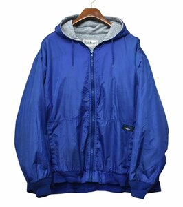 【ビンテージ】L.L.Bean【ＬＬビーン】【青】【裏フリース】 【ナイロンパーカー】BL0303-15