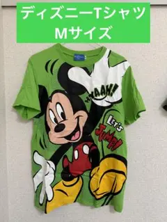 ⑨中古Tシャツ　ディズニー ミッキー ジャンプ