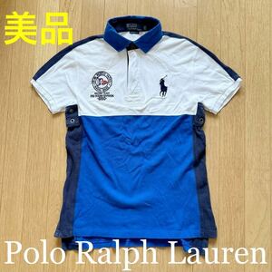 美品 ポロ ラルフローレン POLO RALPH LAUREN ビッグポニー 半袖 ポロシャツ サイズS 175/92A