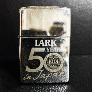 Zippo 2012年10月製造 「1円スタート・売り切り」発火石新品交換 着火確認済み ジッポー ヴィンテージ 中古 ライター LARK 50YEAR [番73]