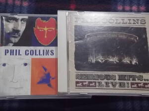 【中古】PHILL COLLINS　「SERIOUS HITS LIVE」&「PHILL COLLINS...HITS」