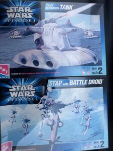 AMT STARWARS Trade Federtion Tank 1/32 STAPwithBattle droid 1/6