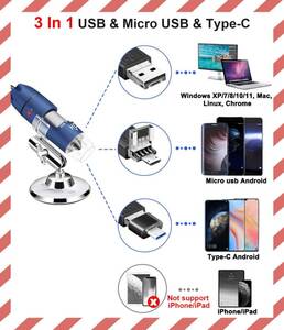 USB接続でデータ転送可能なコンパクトデジタル顕微鏡