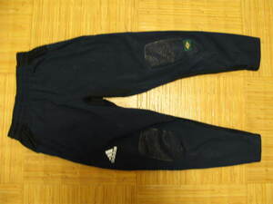 【used】adidas（アディダス）パンツ（黒×紺）：120サイズ