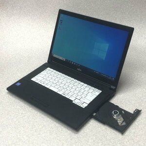 お宝アキバ/中古動作品7日保証 LIFEBOOK A576/R 15.6型 Celeron-3855U Win10Pro SSD256 メ4 充電99％3h 梱100 大1895