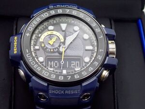 カシオ　G-SHOCK GWN-1000NV-2AJF ガルフマスター　ネイビーブルー美品