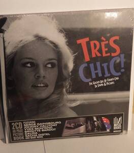 未開封新古品【2CD+本】Tres Chic! The Golden Age of French Cool, in Sound & Pictures フレンチポップ　ブリジット・バルドー他