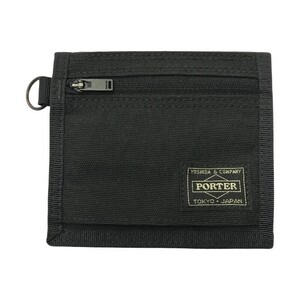 PORTER ポーター ハイブリッド ウォレット 財布 ユニセックス HYBRID WALLET 二つ折り ナイロン ブラック 737-17828 中古 T1