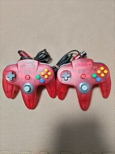 レア 起動確認済 NINTENDO64 コントローラー クリアレッド ニンテンドー64 CONTROLLER 任天堂 N64 ロクヨン NINTENDO 64 クリアブルー 