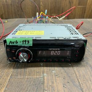 AV6-193 激安 カーステレオ CDプレーヤー Carrozzeria Pioneer DEH-340 ICTM024944JP CD AUX FM/AM 本体のみ 簡易動作確認済み 中古現状品