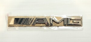 メルセデス　ベンツ　立体　AMG エンブレム　シルバー　メッキ　クローム　ロゴ