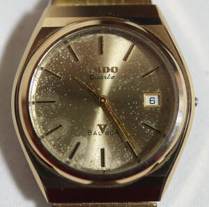 906 ヴィンテージ RADO BALBOA QUARTZ オリジナル純正ベルト 動作品ですが？