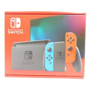 95343★1円スタート★任天堂 極美品 ニンテンドースイッチ HAD-S-KABAH 本体 Joy-Con ネオンブルー ネオンレッド Nintendo Switch ゲーム