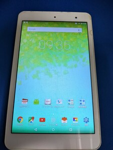 HK1732 au Qua tab 01 KYT31 KYOCERA 京セラ Android タブレット 簡易動作確認＆簡易清掃＆初期化OK 送料無料 現状品