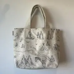 ROOTOTE ハンドバッグ トートバック 雪山 雪だるま 冬