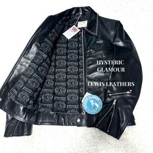 新品未使用　HYSTERIC GLAMOUR × LEWIS LEATHERS ライダース　ドミネーター　スタッズ　コラボ　ヒステリックグラマー　ルイスレザー　