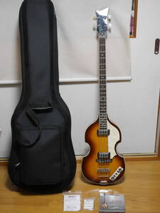 中古●カールヘフナー エレキバイオリンベース●HCT500/1SB●Hofner