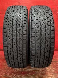 225/60/R18 100Q G075 YOKOHAMA ICEGUARD G075 製造年2020×1. 2019×1, 2本 80% バリ山 美品 *428