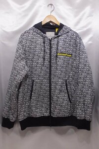 MONCLER モンクレー FRAGMENT GENIUS ライト ダウン ジャケット ジップジャケット パーカー 藤原ヒロシ 2019SS サイズ2 総柄 アウター メン