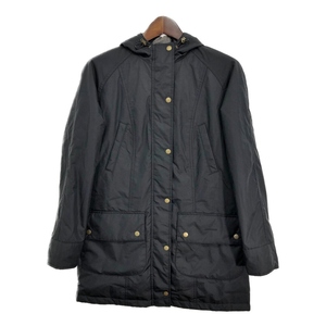 Barbour バブアー リバーシブル BEADNELL ビードネル ハーフコート ジャケット ブラック (レディース 10) 中古 古着 S0544