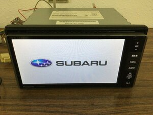 スバル 純正 パナソニック メモリーナビ CN-S300WD TV確認済 地図データ2018年 フルセグ Bluetooth 　　　2400296 　2J9-2 市