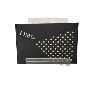 LIMI feu(リミフゥ) Rubber Touch Leather Studs Card Case レ 中古 古着 0711