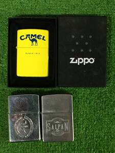 ◎ ZIPPO ジッポ社 オイルライター ライター GUAM SAIPAN CAMEL 3個 喫煙具 22-18