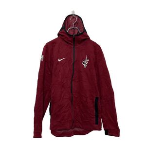 NIKE ロゴ スウェット パーカー ナイキ L ボルドー NBA キャバリアーズ 古着卸 アメリカ仕入 a606-5983