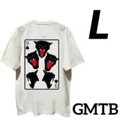 新品 GMTB Tシャツ 白 パンサー赤 トランプ L