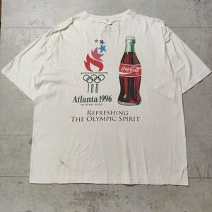 ◆1円スタート◆　コカ・コーラ　Atlanta1996　オリンピック　Tシャツ　REFRESHING THE OLYMPIC SPIRIT　XLサイズ