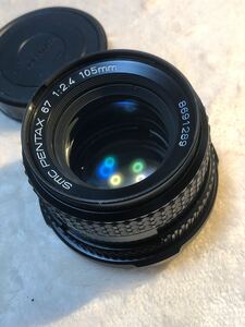 PENTAX Late 67 105mm f2.4 フィルムカメラ 中判カメラ 製造番号 869