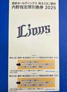 西武ホールディングス 株主さまご優待 埼玉西武ライオンズ 野球