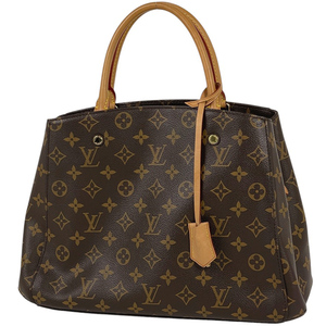 ルイ・ヴィトン Louis Vuitton モンテーニュ MM ショルダーバッグ 2WAY ハンドバッグ モノグラム ブラウン M41056 レディース 【中古】